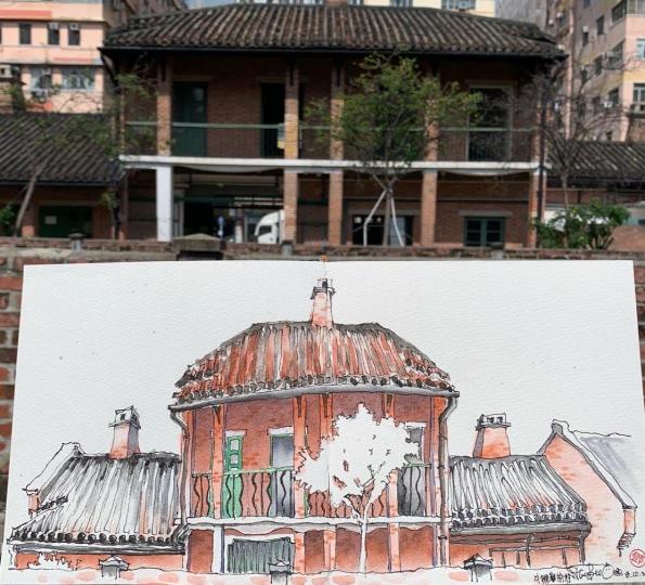 𣈱遊不一樣的香港遺跡公園— 牛棚藝術公園作畫