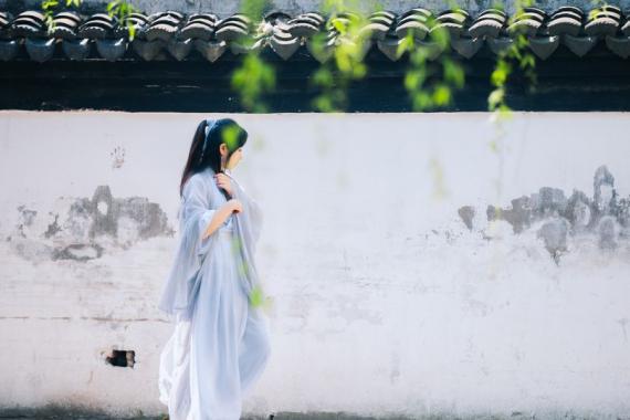 穿漢服遊錦溪水鄉........