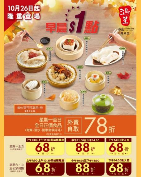 鴻星極受歡迎嘅$1點,,...