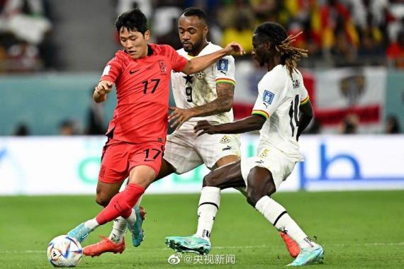 韓國2-3負于加納......