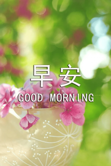 朋友早
愉快滿足
心情好！...