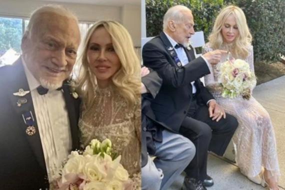 太空人艾德林
美國前太空人艾德林(Buzz Aldrin)是第2位登上月球的太空人,而他20日迎來93歲生日,同時也公佈喜訊,宣佈在同一天喜上加喜迎娶第4任妻子,並稱兩人像是「要私奔的年輕人」。艾德林... 太空人艾德林
美國前太空人艾德林(Buzz Aldrin)是第2位登上月球的太空人,而他20日迎來93歲生日,同時也公佈喜訊,宣佈在同一天喜上加喜迎娶第4任妻子,並稱兩人像是「要私奔的年輕人」。艾德林...