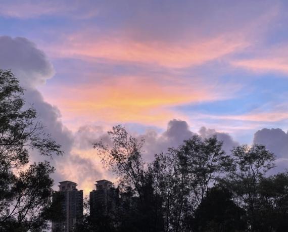 晚霞

很久沒有時間和心情去捕捉美麗的晚霞了！這個黃昏特別幸運。...