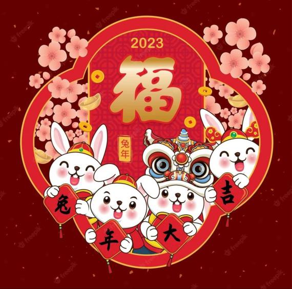 賀年畫

十月都是拜年時，朋友傳來賀年畫，兔子活潑可愛，多謝晒！...